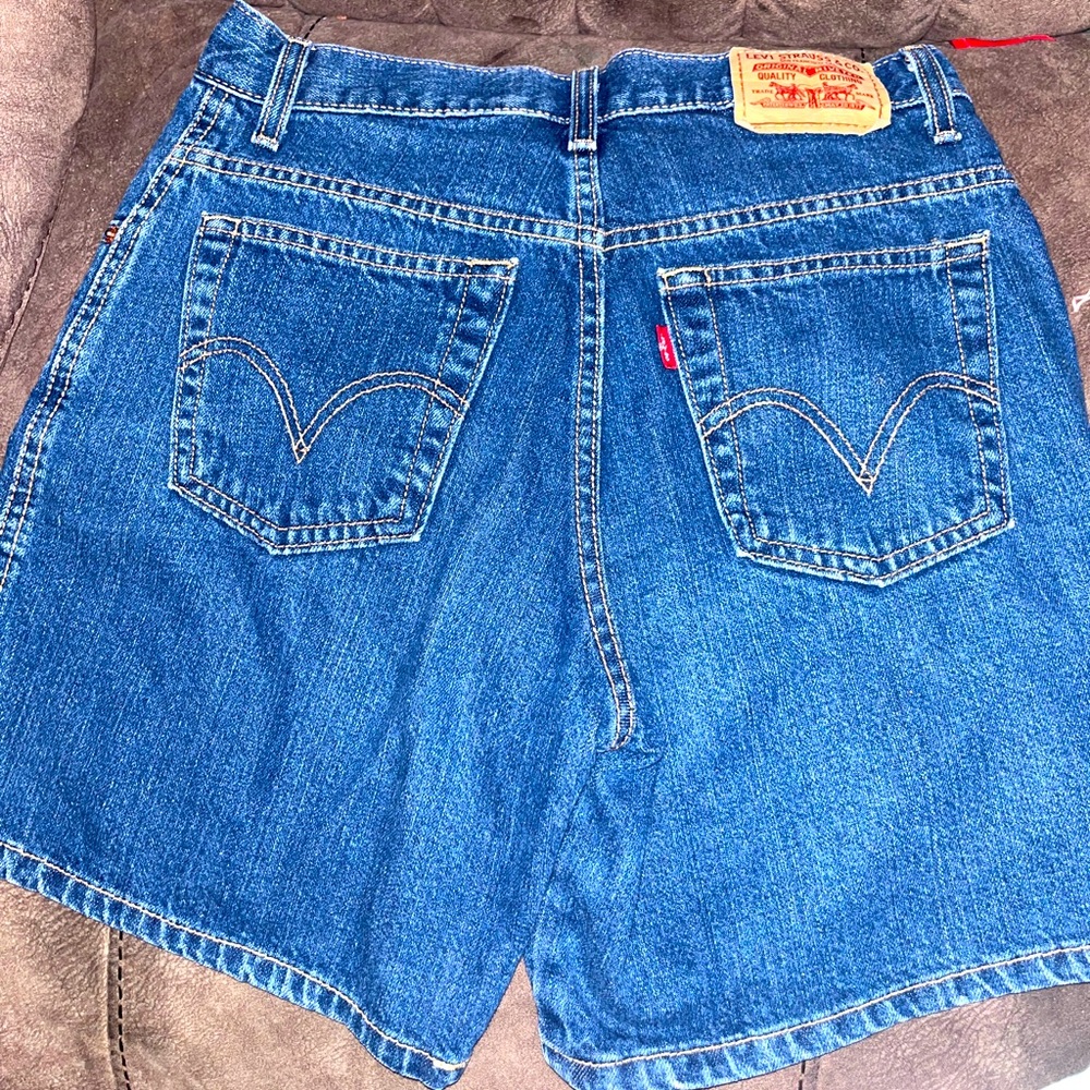 Levi's Blue Denim Jean Shorts